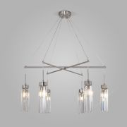 Умная подвесная люстра с хрусталем