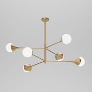 Умный потолочный светильник 60168/6 латунь