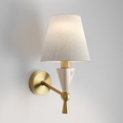 Настенный светильник с керамическим декором