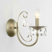 Бра с декором из хрусталя