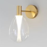 Настенный светильник со стеклянным плафоном