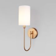 Настенный светильник с тканевым абажуром