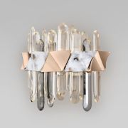 Настенный светодиодный светильник с хрусталем