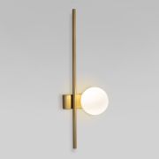 Настенный светильник с матовым плафоном