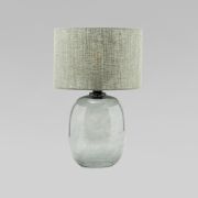 Настольный светильник с тканевым абажуром