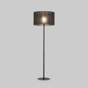 Напольный светильник с тканевым абажуром