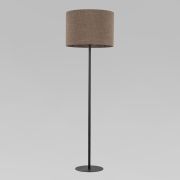 Напольный светильник с тканевым абажуром