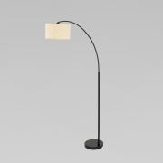 Напольный светильник с тканевым абажуром