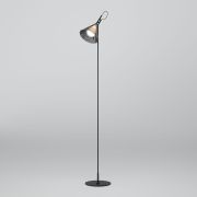 Напольный светильник со стеклянным плафоном