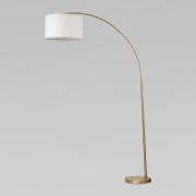 Напольный светильник с тканевым абажуром