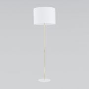 Напольный светильник с тканевым абажуром