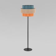 Напольный светильник с тканевым абажуром