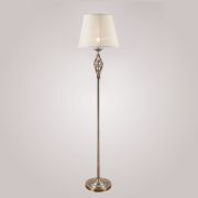 Торшер с абажуром античная бронза