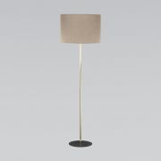 Напольный светильник с тканевым абажуром