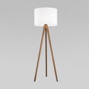 Напольный светильник с тканевым абажуром