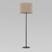 Напольный светильник с тканевым абажуром