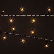 Новогодняя гирлянда нить теплый белый 5м IP20