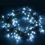 Новогодняя гирлянда нить белый 10м IP20