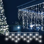 Новогодняя гирлянда занавес белый 1,5*1м IP20
