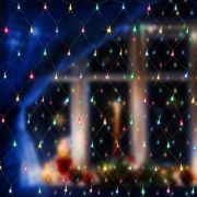 Новогодняя гирлянда сеть мульти 1,5*1,5м IP20