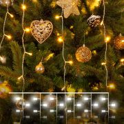 Светодиодная гирлянда занавес теплый белый 2*3м IP20