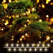 Гирлянда нить «Мишура» теплый белый 5м IP20