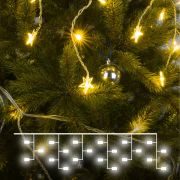 Гирлянда бахрома теплый белый 1,8*0,5м IP20