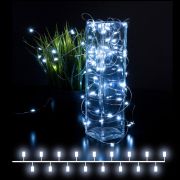 Светодиодная гирлянда нить «Роса» белый 5м IP20