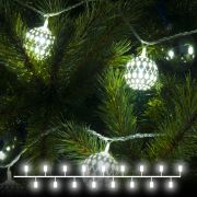 Гирлянда нить хром перламутровый с эффектом мерцания 2,8м IP20