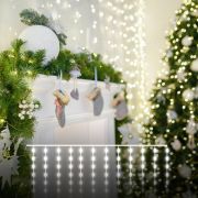 Гирлянда занавес «роса» теплый белый 2*2,6М IP20