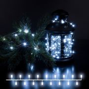 Светодиодная гирлянда нить «Роса» белый 10м IP20