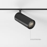 Slim Magnetic R01 Трековый светильник 6W 4200K черный 85011/01