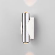 Настенный светодиодный светильник Steel LED белый/сталь