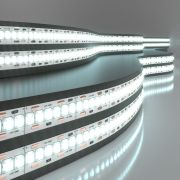Светодиодная лента 12 В 24 Вт/м 240 Led/м 2835 IP20, холодный белый 6500 K, 5 м