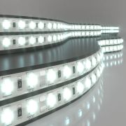 Светодиодная лента 12 В 14,4 Вт/м 60 Led/м 5050 IP65, холодный белый 6500К, 5 м