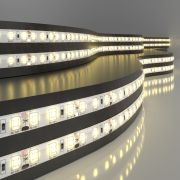 Светодиодная лента 12 В 9,6 Вт/м 120 Led/м 2835 IP65, теплый белый 3300K, 5 м