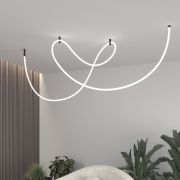 Гибкий неон 336 Led 12 Вт IP20 4200K Full light круглый дневной белый, 8 м