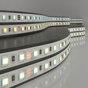 Светодиодная лента 24 В 10 Вт/м 60 LED/м 5050 IP20, MIX теплый белый 3300K/холодный белый 6500K, 5 м