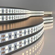 Лента светодиодная 240 LED 18 Вт IP20 двухрядная 3300К теплый белый, 5м