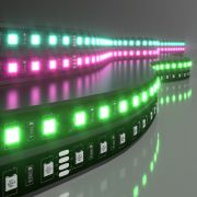 Светодиодная лента 24 В 14,4 Вт/м 60 Led/м 5050 IP20, RGB, Black, 5 м