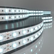 Светодиодная лента 24 В 14,4 Вт/м 60 Led/м 5050 IP65, холодный белый 6500K, 5 м