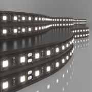 Светодиодная лента 24 В 14,4 Вт/м 60 Led/м 5050 IP20, дневной белый 4200K, Black, 5 м