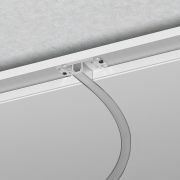 LL-2-ALP024 Встраиваемый гибкий алюминиевый профиль под ГКЛ 9,5мм (под ленту до 9,5mm)