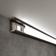 Накладной алюминиевый профиль для светодиодной ленты