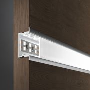 Встраиваемый алюминиевый профиль для LED ленты под ленту до 18,5 мм