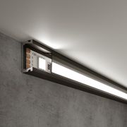 Накладной алюминиевый профиль для светодиодной ленты