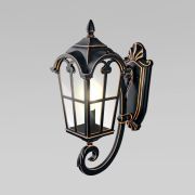 Уличный настенный светильник Mira U черное золото IP44