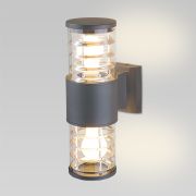 Настенный уличный светильник 1407 Techno cерый IP54