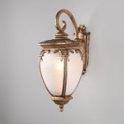 Уличный настенный светильник Andromeda D черное золото IP44