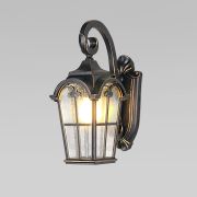 Уличный настенный светильник Mira D черное золото IP33